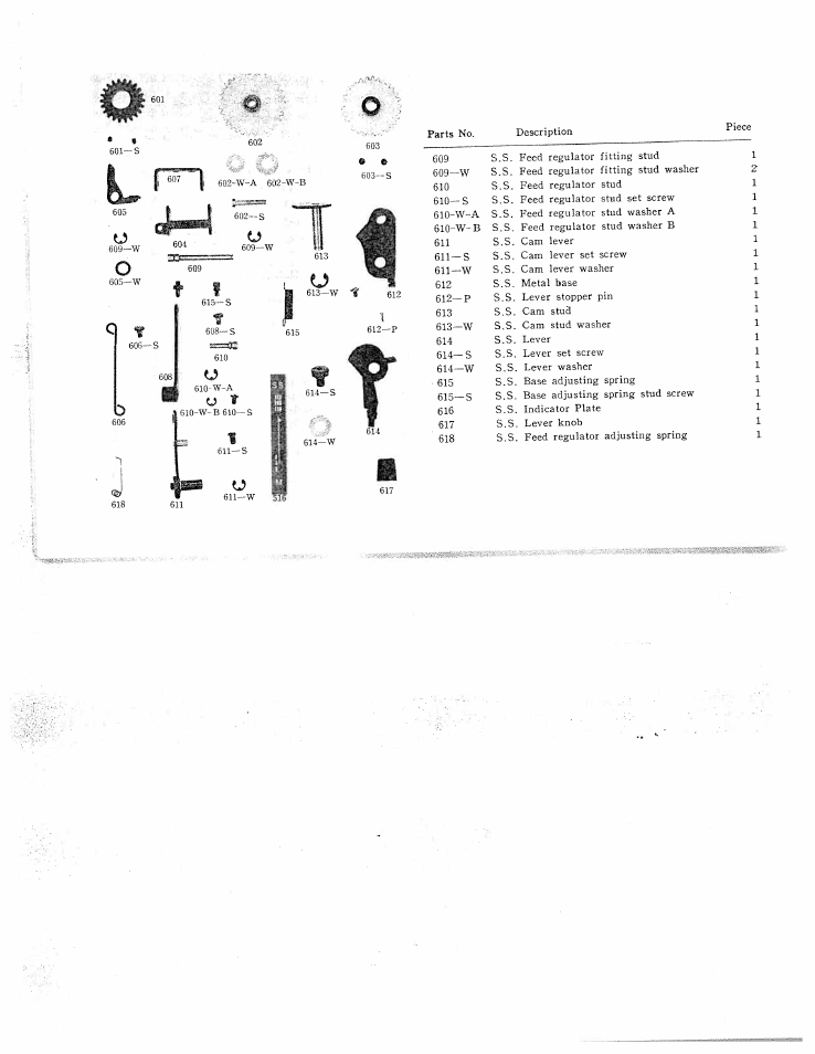 SINGER W311 BBS User Manual | Page 49 / 50