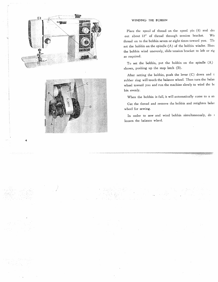 SINGER W311 BBS User Manual | Page 6 / 50