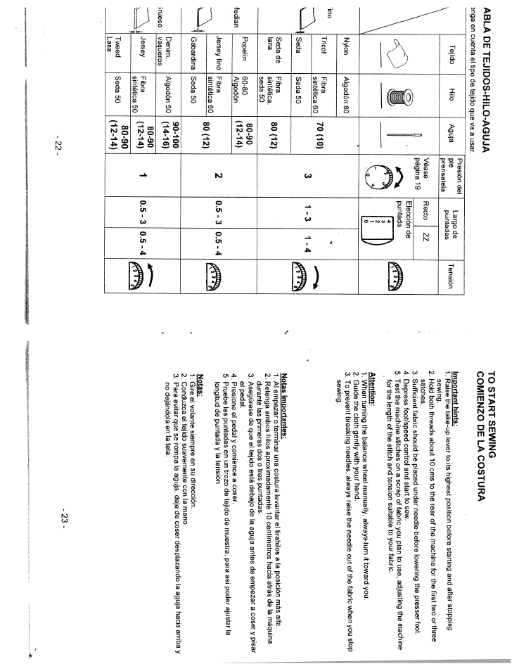 SINGER W312 Classic User Manual | Page 12 / 18