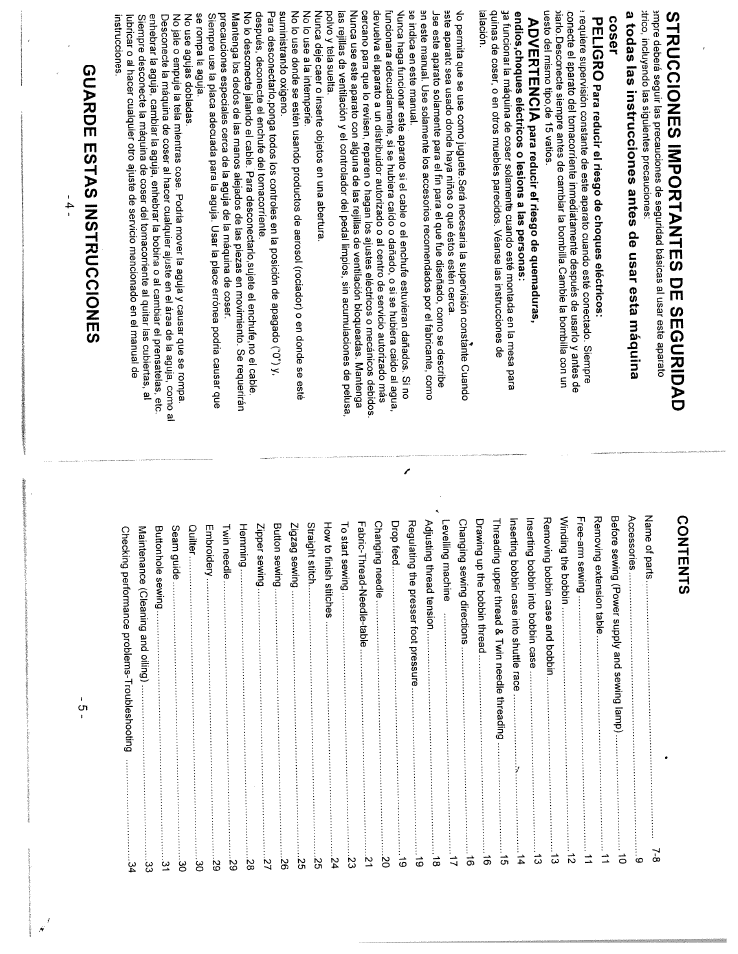 SINGER W312 Classic User Manual | Page 3 / 18