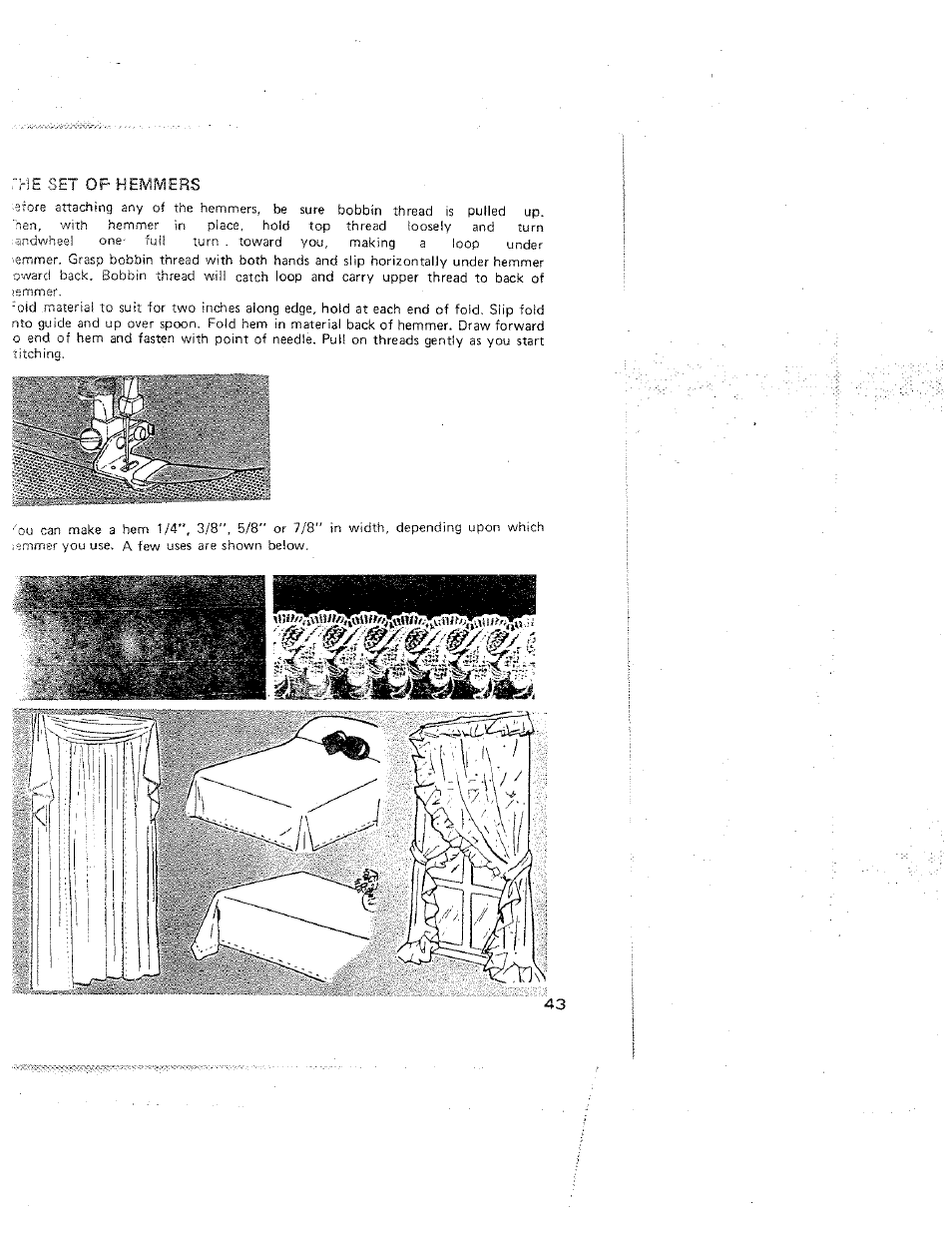 SINGER W312 Old User Manual | Page 43 / 46