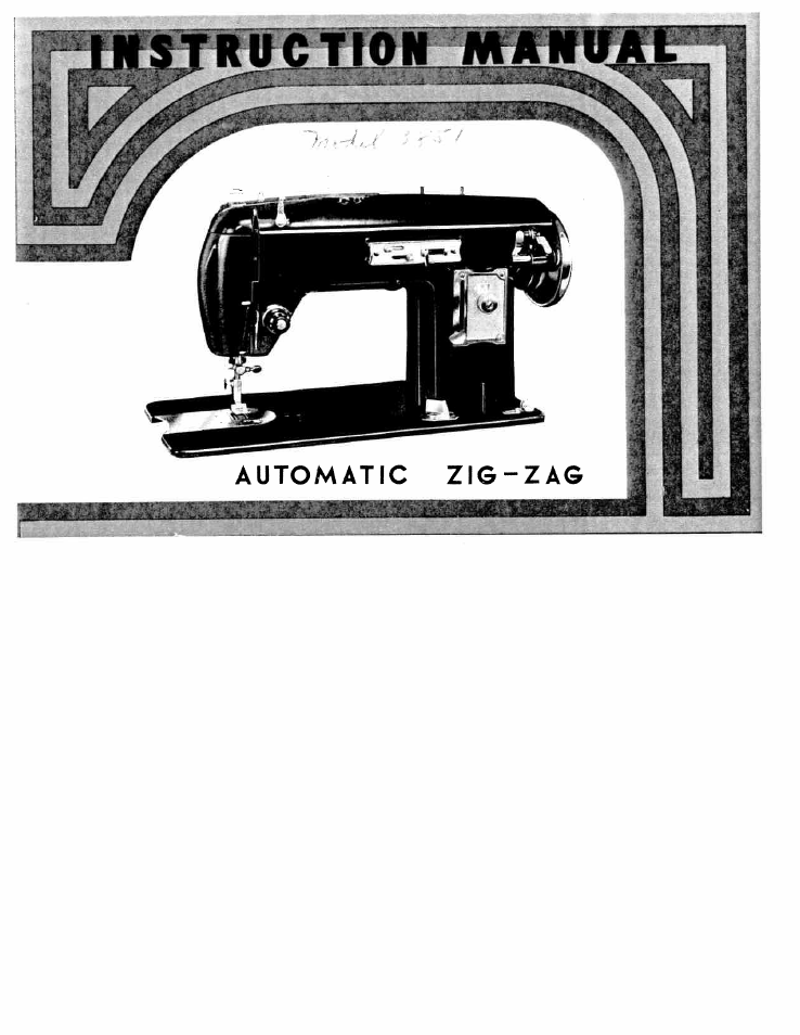 SINGER W3851 User Manual | 35 pages
