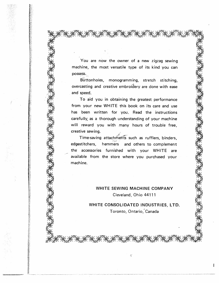 SINGER W426 User Manual | Page 2 / 48