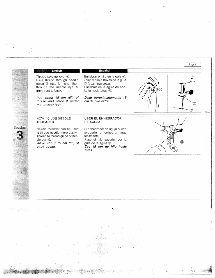 SINGER W4042 User Manual | Page 17 / 68