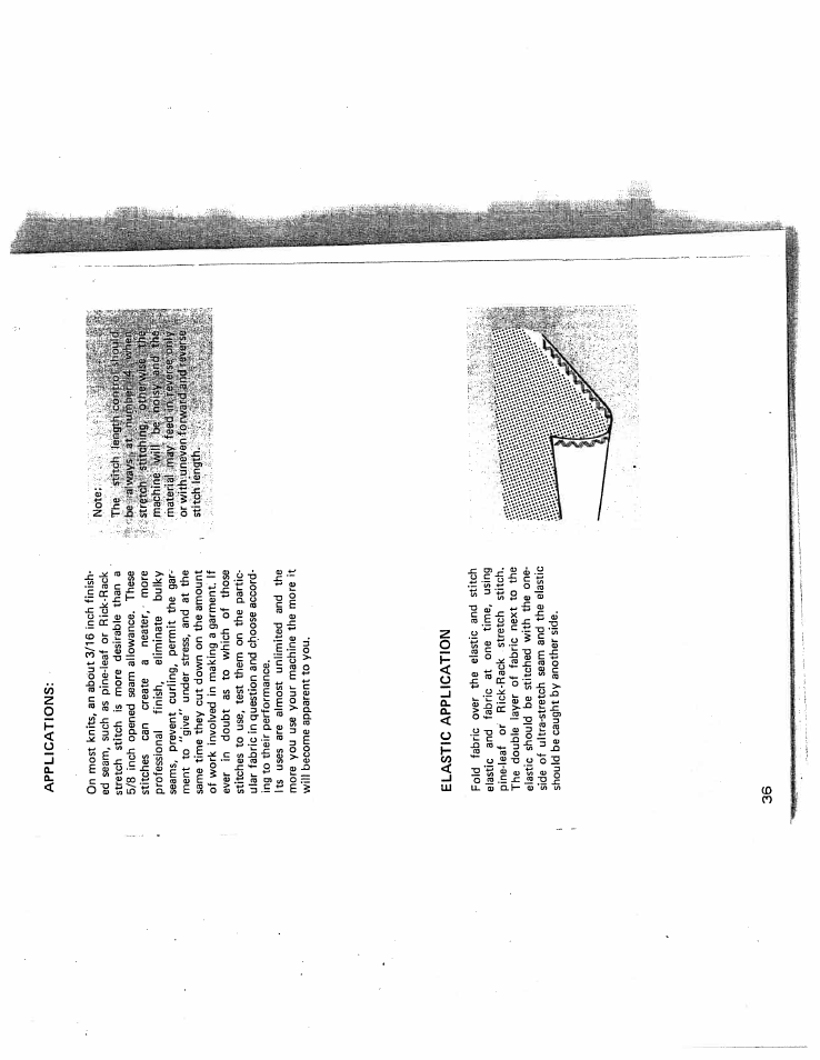 Elastic application | SINGER W431 User Manual | Page 37 / 50