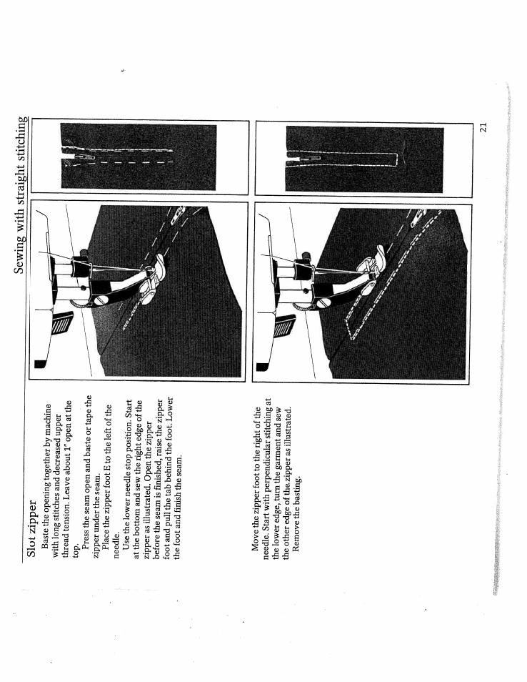 SINGER W4910 Euroflair User Manual | Page 23 / 52