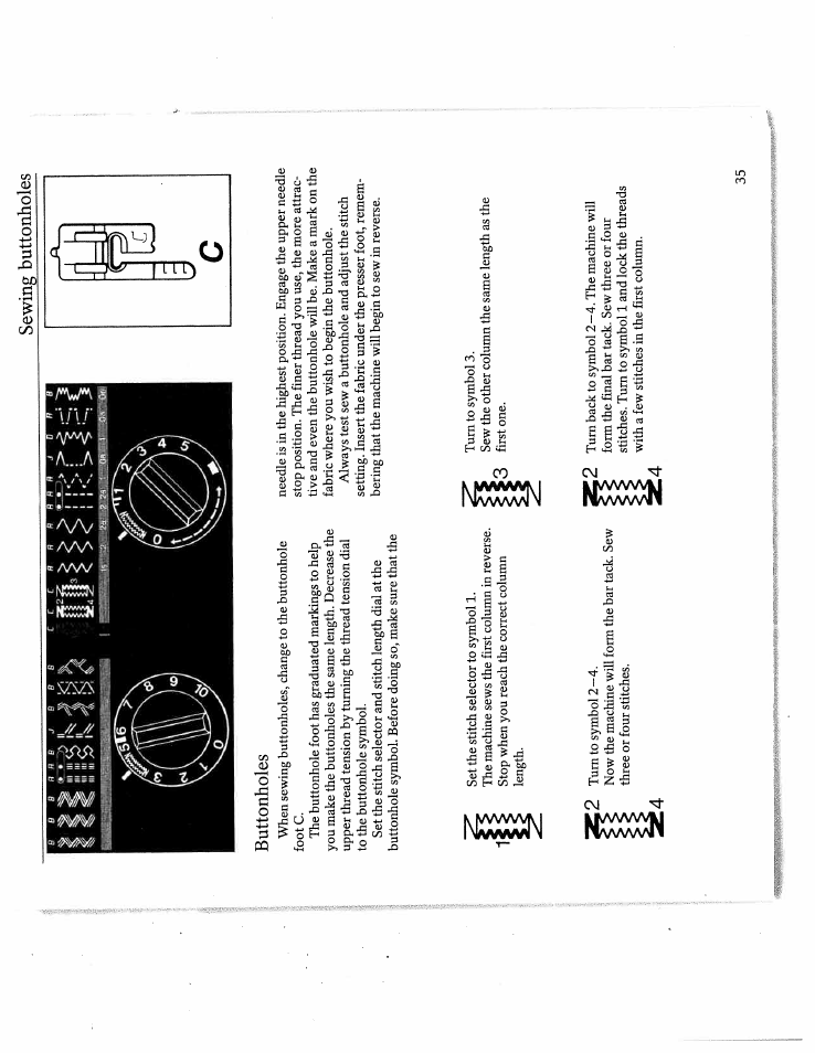 SINGER W4910 Euroflair User Manual | Page 37 / 52