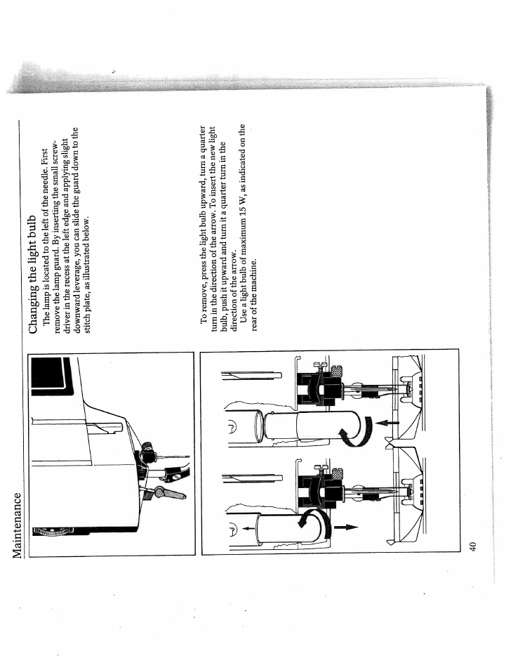 SINGER W4910 Euroflair User Manual | Page 42 / 52