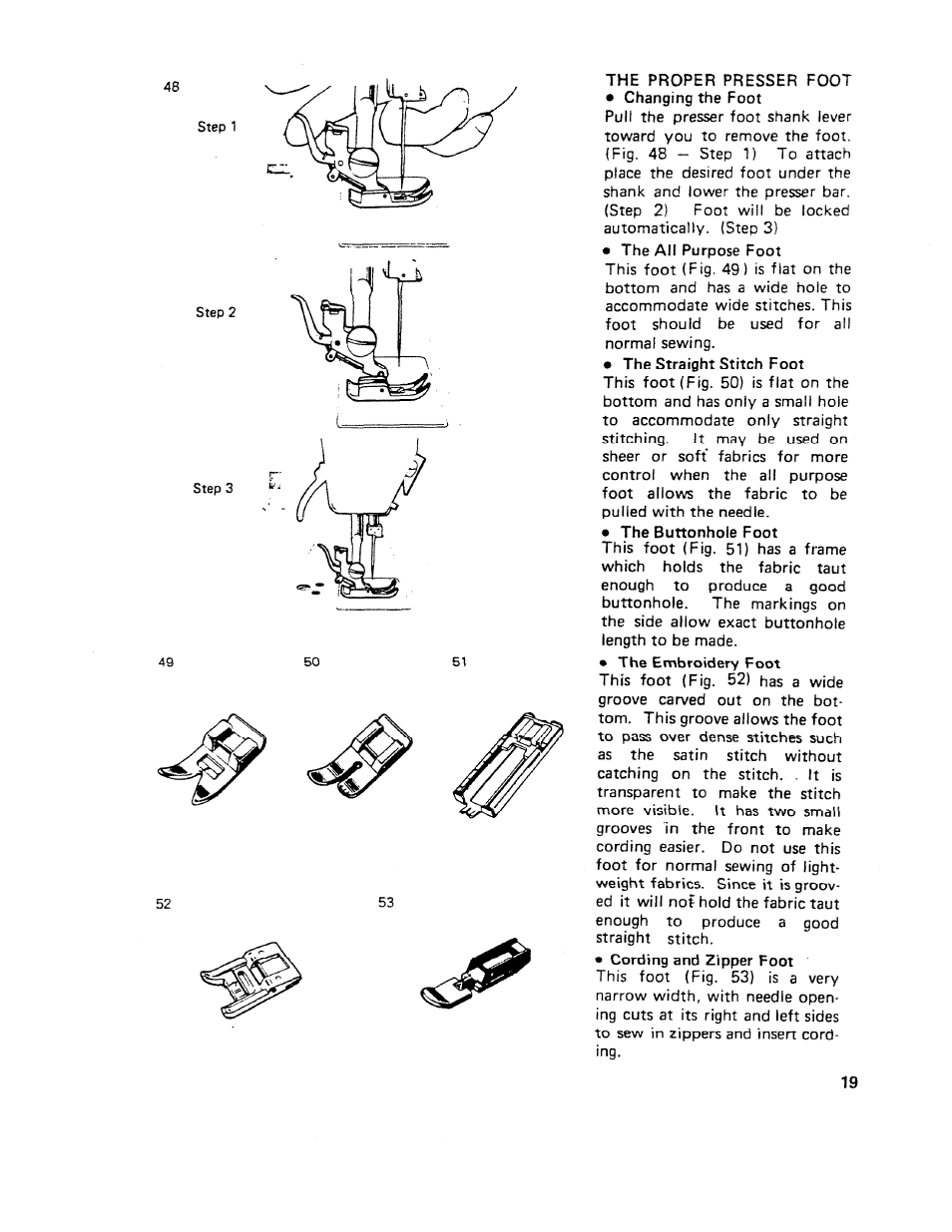 SINGER W510 User Manual | Page 21 / 58