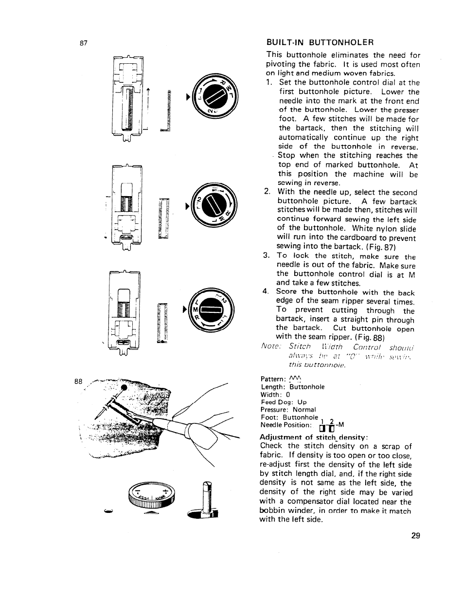 SINGER W510 User Manual | Page 31 / 58