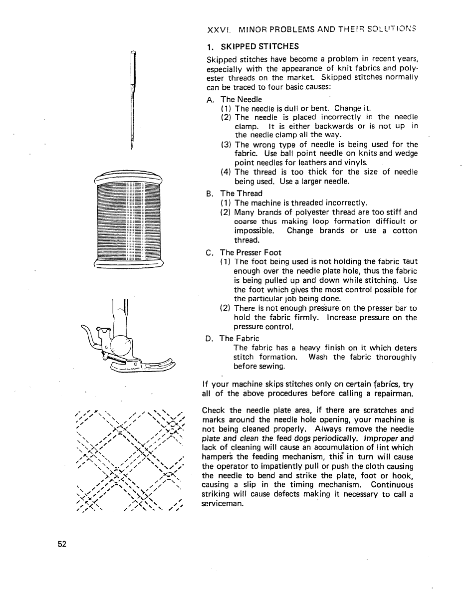 SINGER W510 User Manual | Page 54 / 58