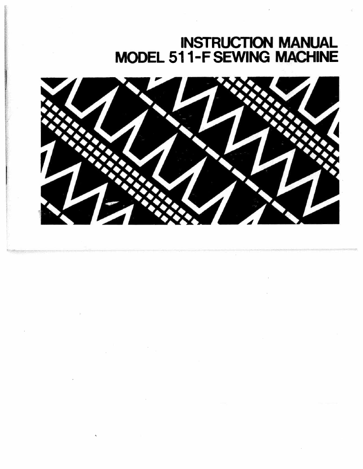 SINGER W511 User Manual | 35 pages