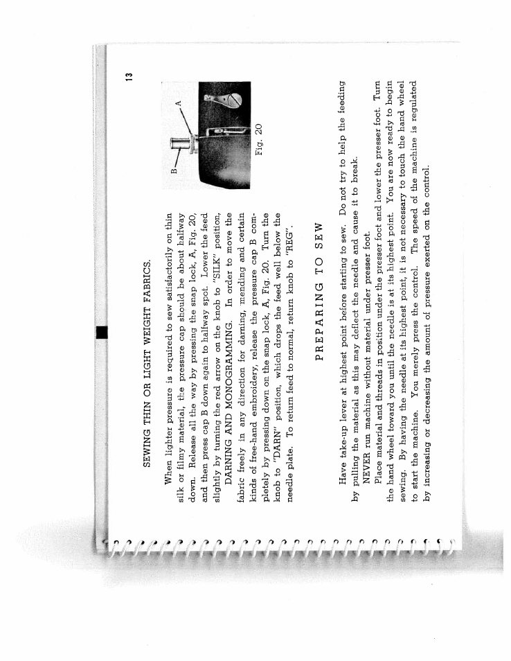 Preparing to sew | SINGER W5135 User Manual | Page 15 / 28