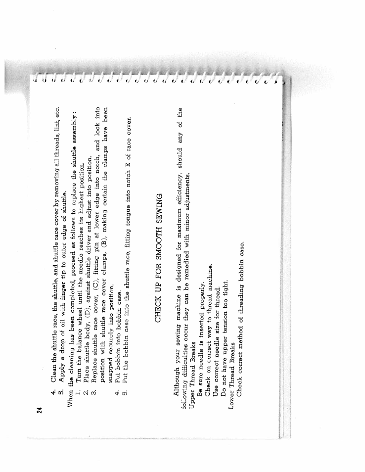 Check up for smooth sewing | SINGER W5135 User Manual | Page 26 / 28