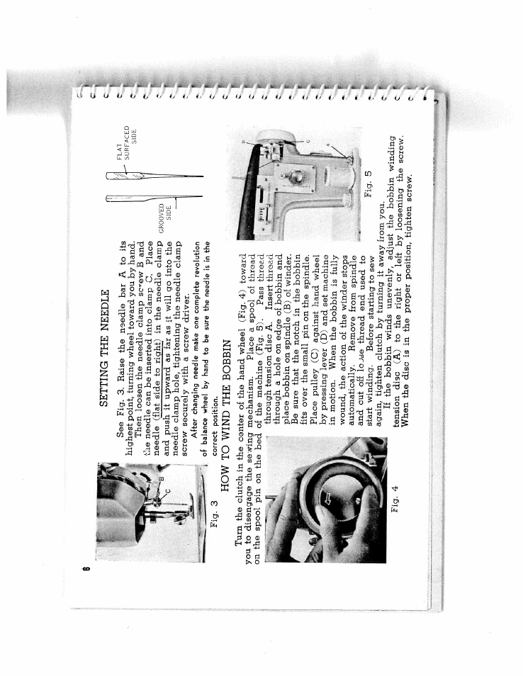 Setting the needle, How to wind the bobbin | SINGER W5135 User Manual | Page 8 / 28