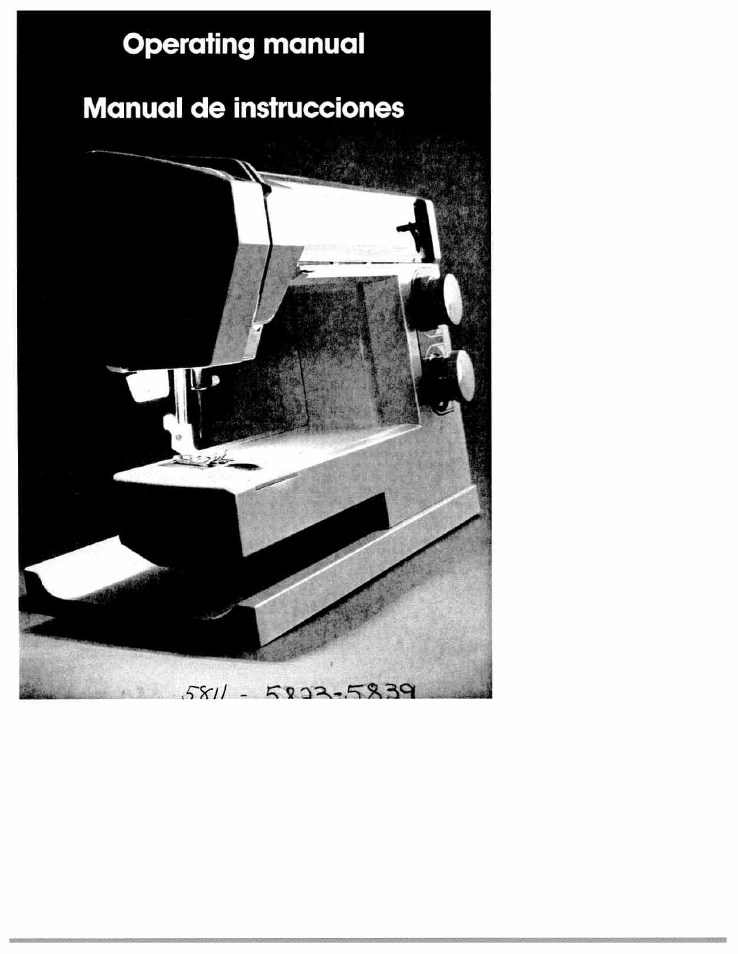 SINGER W5839 User Manual | 30 pages