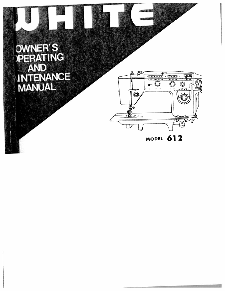 SINGER W612 User Manual | 51 pages