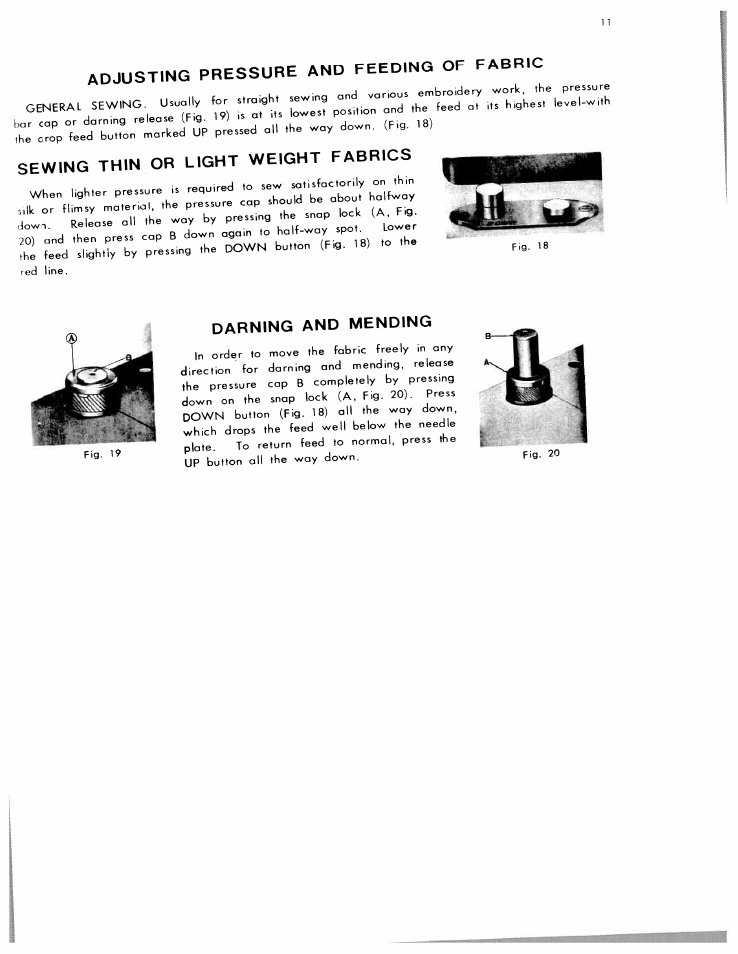 Av.:edt:,o;t::ju":„d »i,»»y da.„. <e, Sewing thin or light weight fabrics | SINGER W612 User Manual | Page 13 / 51