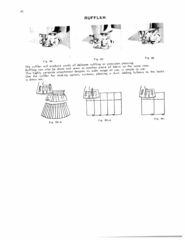 Rüffler, Ihf ?u,ft:rt “itlrp^-r'cirioins, 01.0 | SINGER W612 User Manual | Page 42 / 51