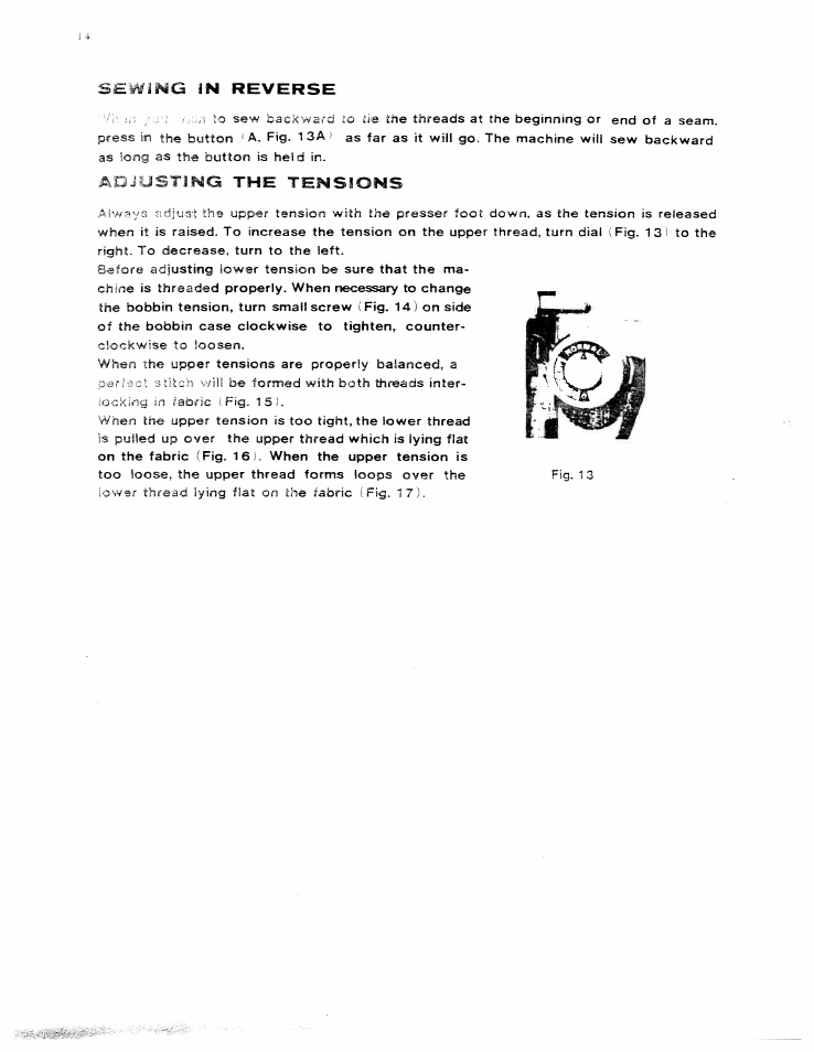 SINGER W614 User Manual | Page 15 / 57