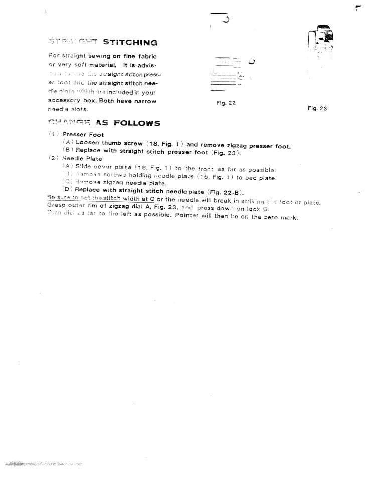 Er foot | SINGER W614 User Manual | Page 19 / 57