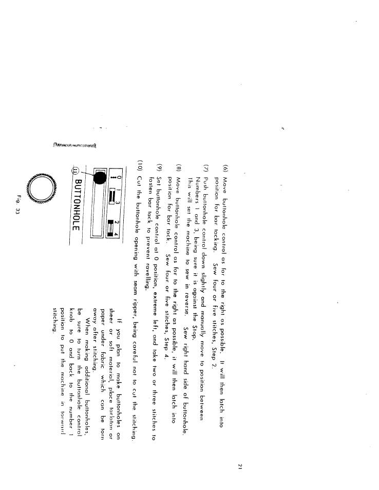 4 i|ytt 0 nh 0 le | SINGER W616 User Manual | Page 20 / 48