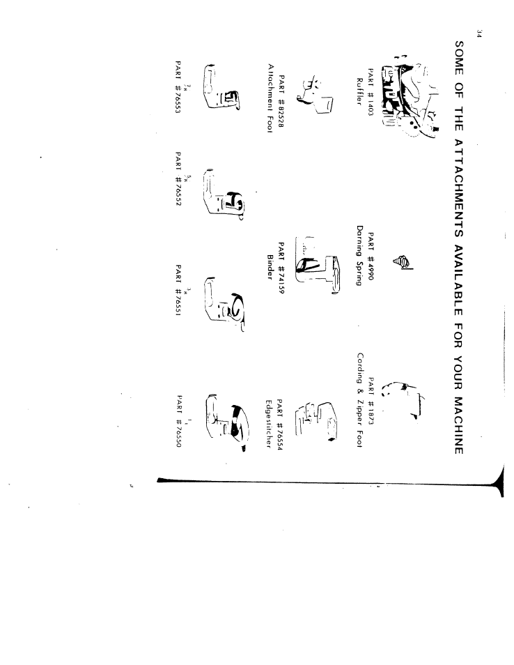 SINGER W616 User Manual | Page 33 / 48