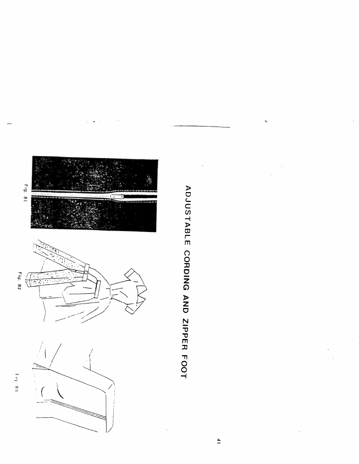 Adjustable cording and zipper foot | SINGER W616 User Manual | Page 40 / 48