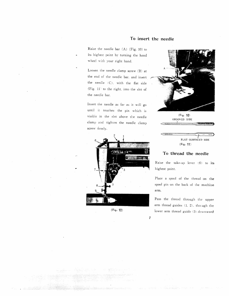 SINGER W671 User Manual | Page 8 / 24