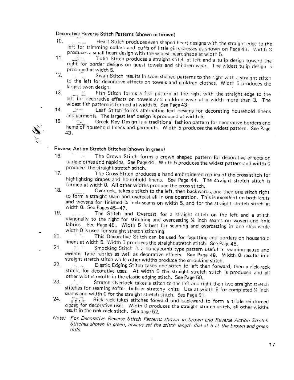 SINGER W710 User Manual | Page 18 / 61