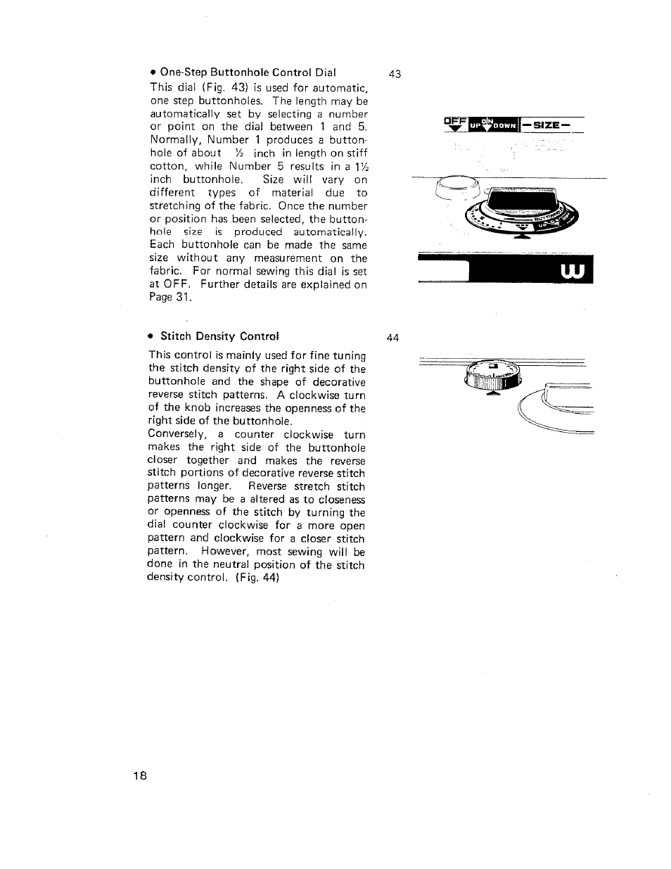 Stitch density control | SINGER W710 User Manual | Page 19 / 61