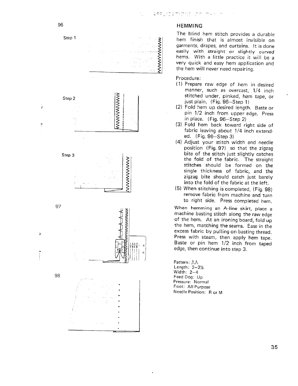 SINGER W710 User Manual | Page 36 / 61