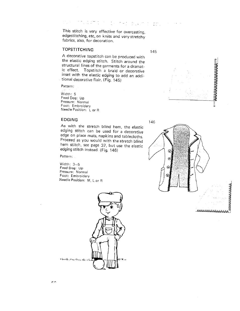 Topstitching, Edging | SINGER W710 User Manual | Page 51 / 61
