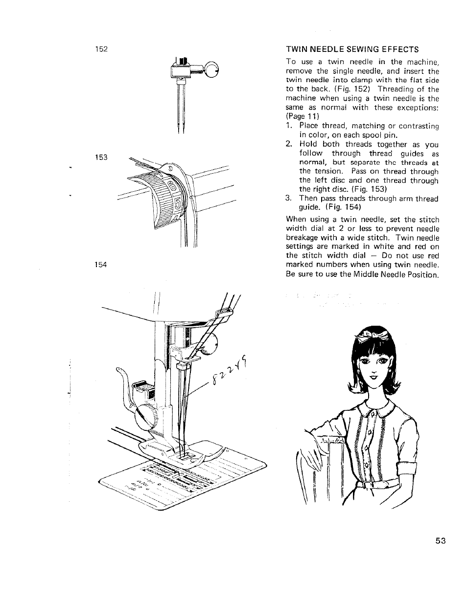 SINGER W710 User Manual | Page 54 / 61