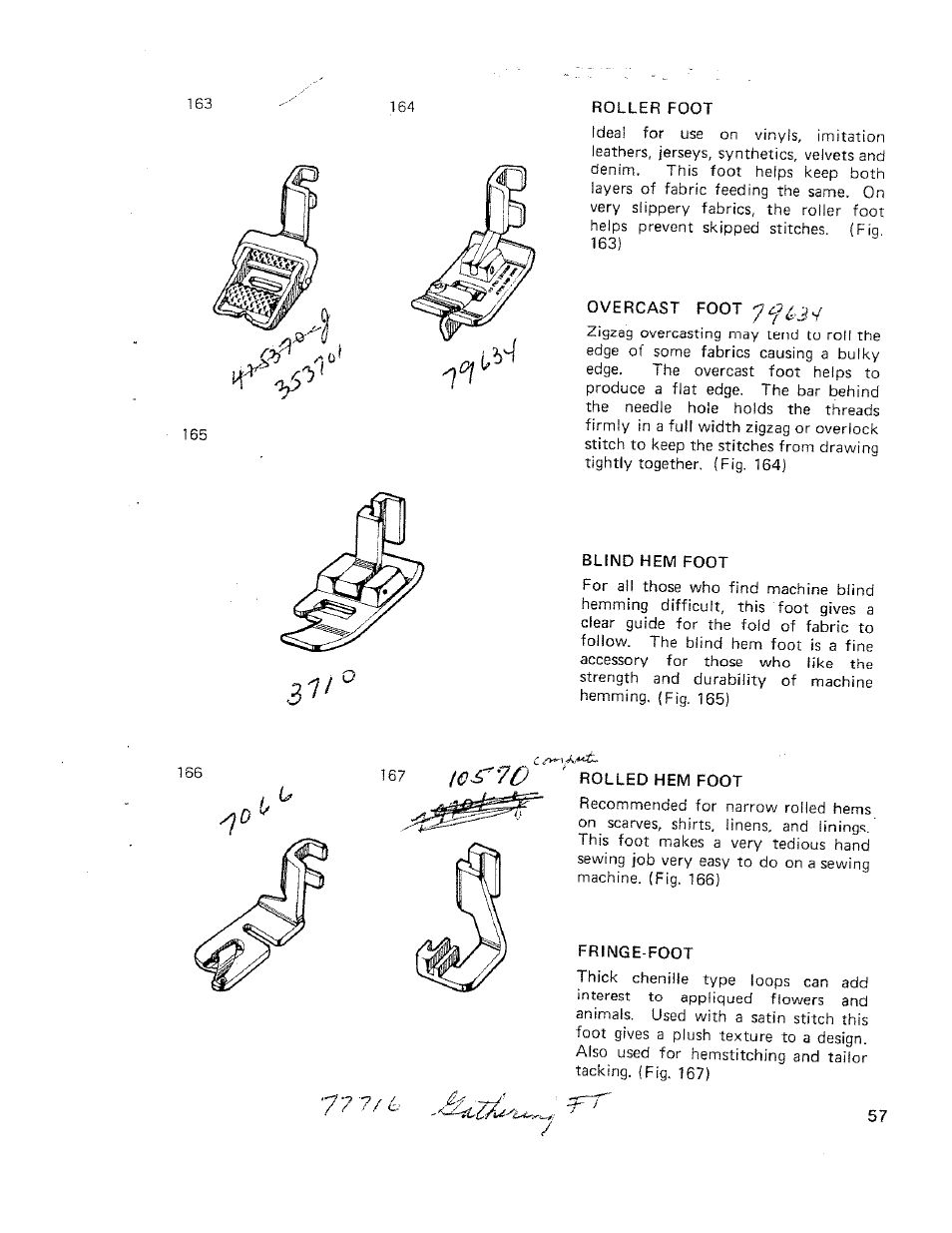 SINGER W710 User Manual | Page 58 / 61