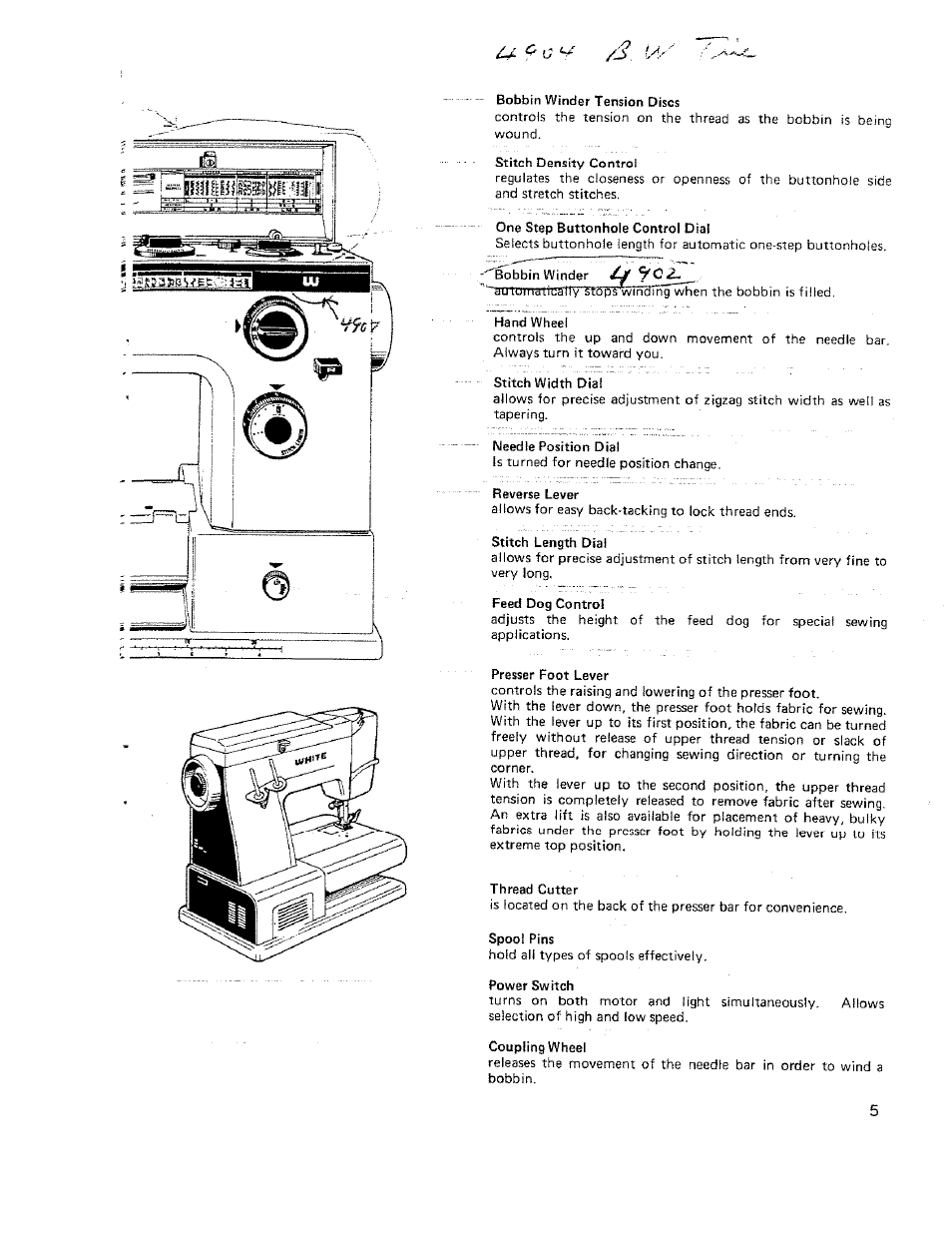 SINGER W710 User Manual | Page 6 / 61