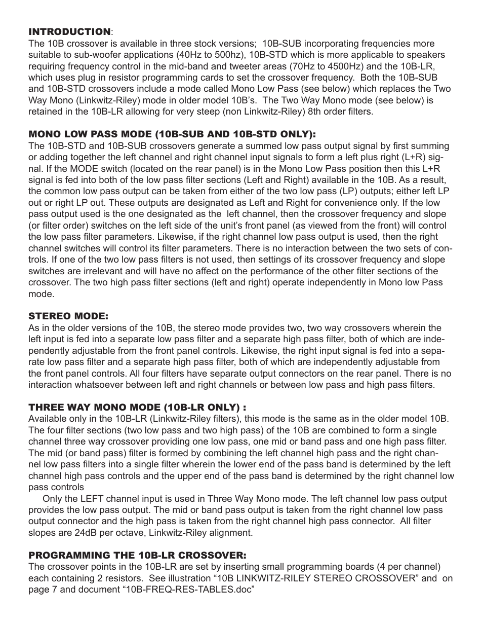 Bryston 10B-STD User Manual | Page 2 / 12