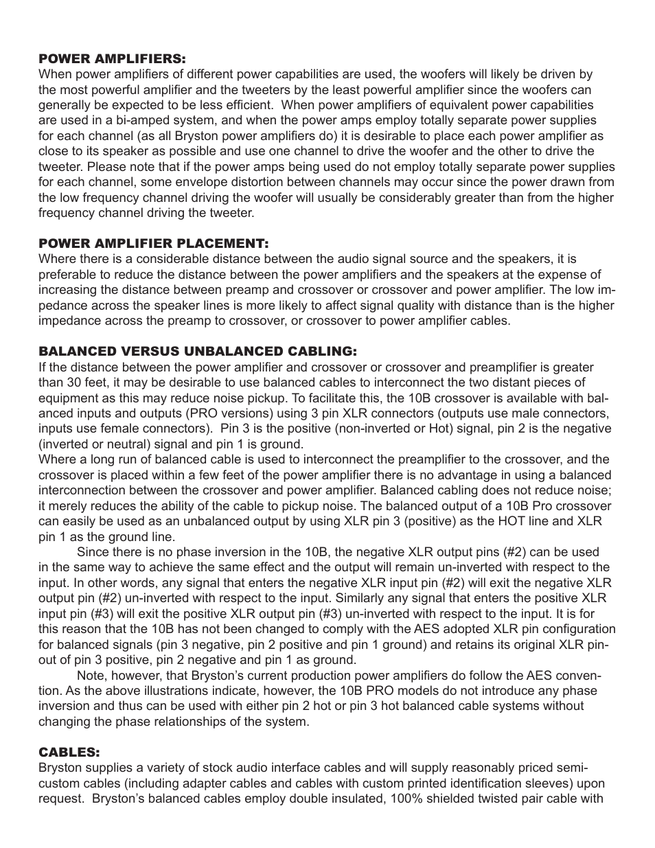 Bryston 10B-STD User Manual | Page 3 / 12