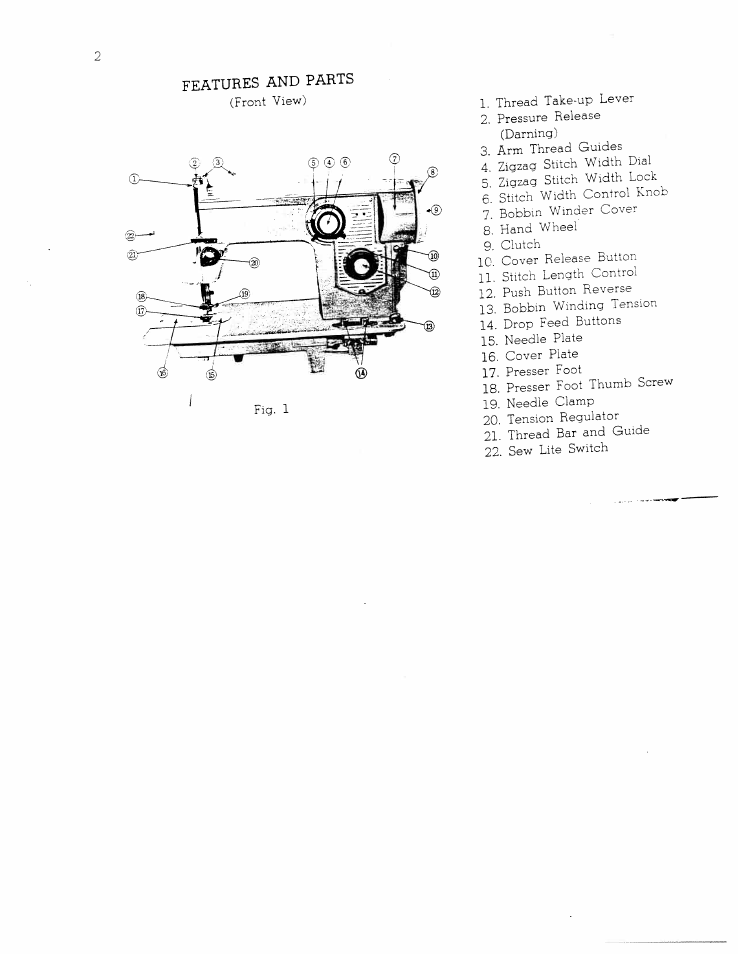 SINGER W711 User Manual | Page 3 / 46