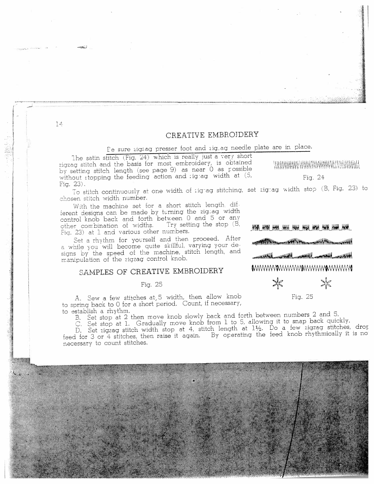 Creative embroidery, Samples of creative embroidery, Iffist | SINGER W712 User Manual | Page 15 / 48