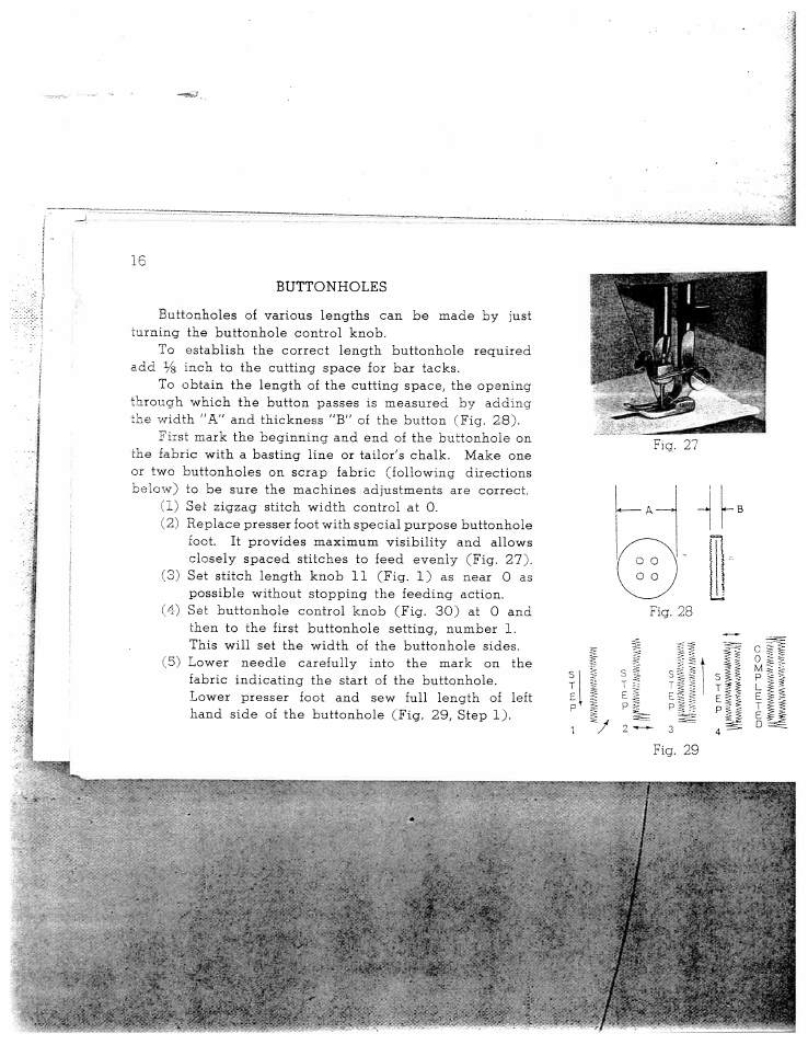 SINGER W712 User Manual | Page 17 / 48