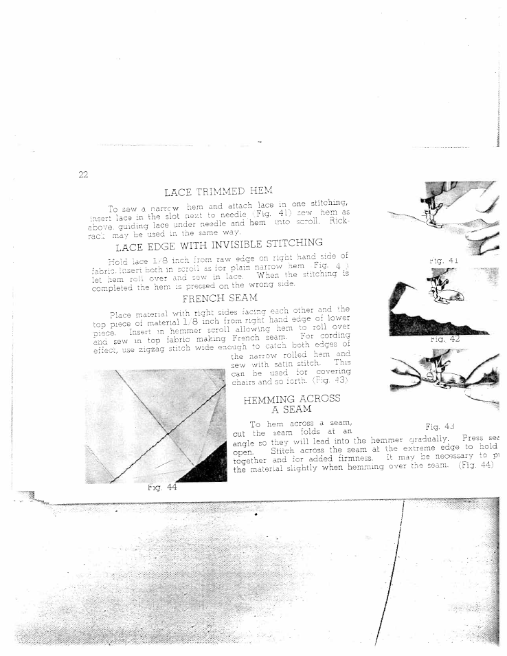 SINGER W712 User Manual | Page 23 / 48