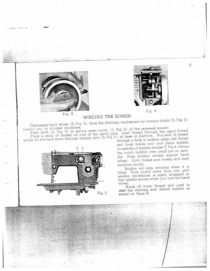 SINGER W712 User Manual | Page 7 / 48