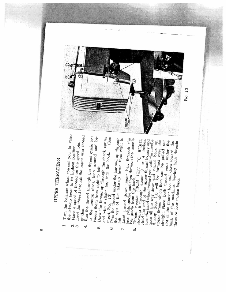 Upper threading | SINGER W714 User Manual | Page 10 / 44