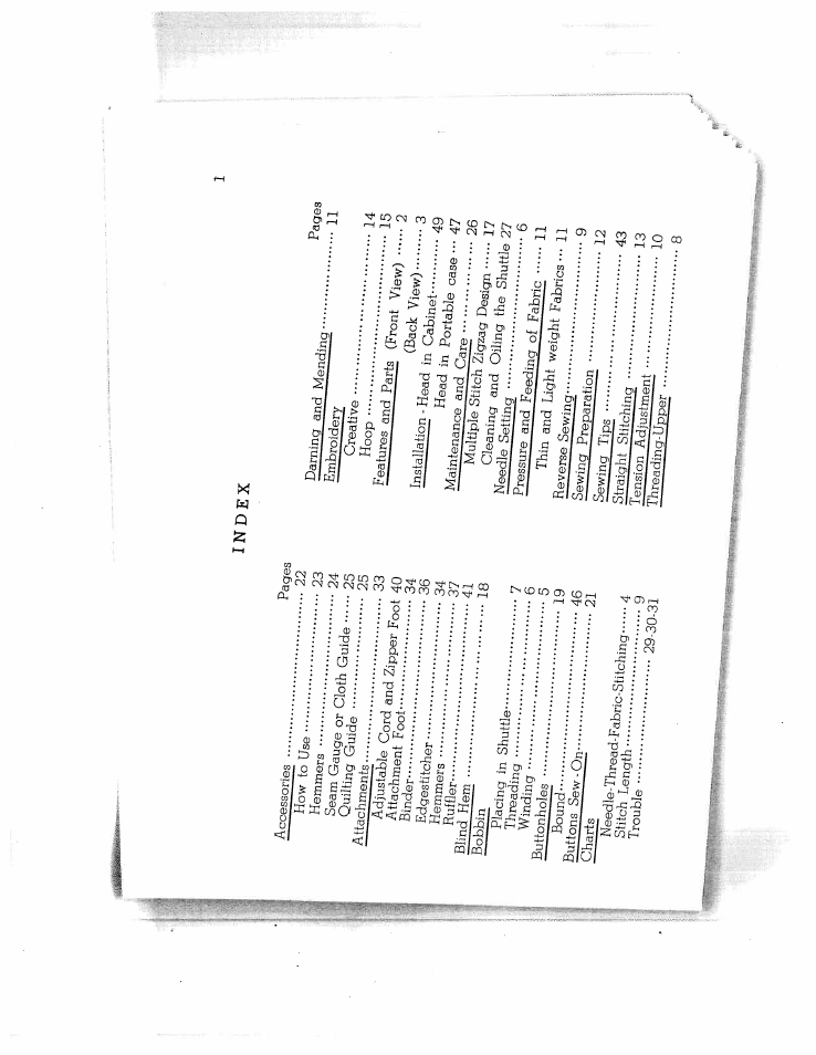 SINGER W714 User Manual | Page 3 / 44