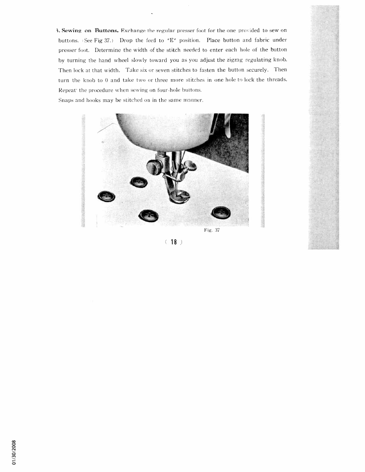 SINGER W761 User Manual | Page 23 / 31
