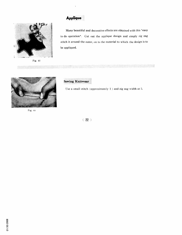 SINGER W761 User Manual | Page 27 / 31