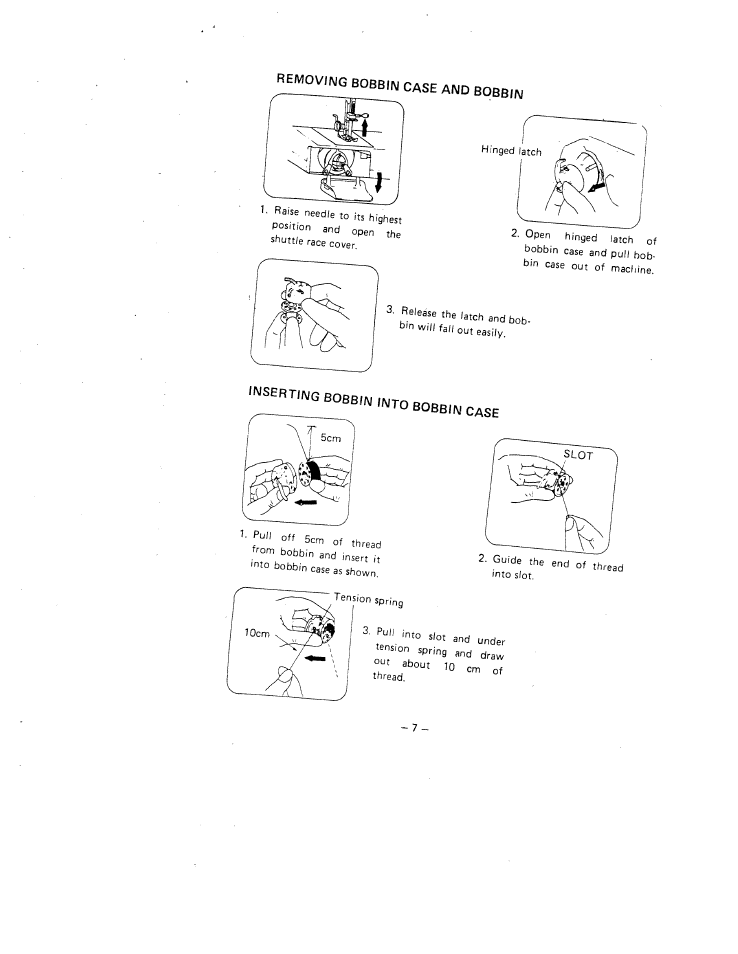 SINGER W1630 User Manual | Page 10 / 33