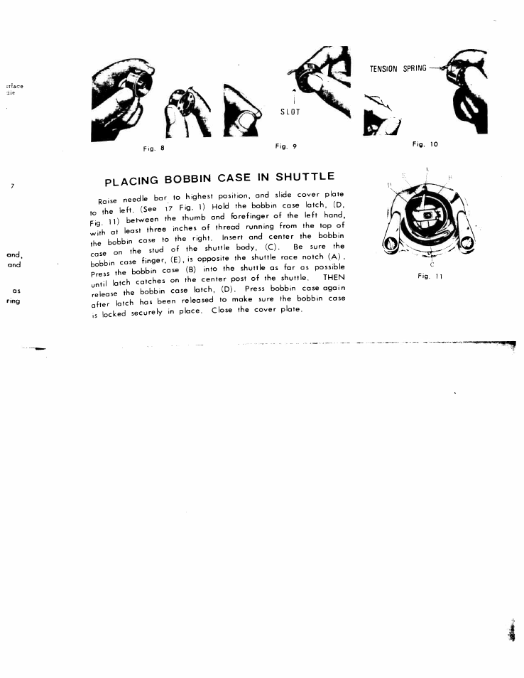 SINGER W801 User Manual | Page 8 / 48