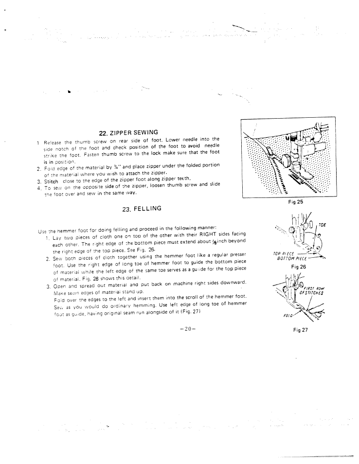 SINGER W815 User Manual | Page 21 / 26